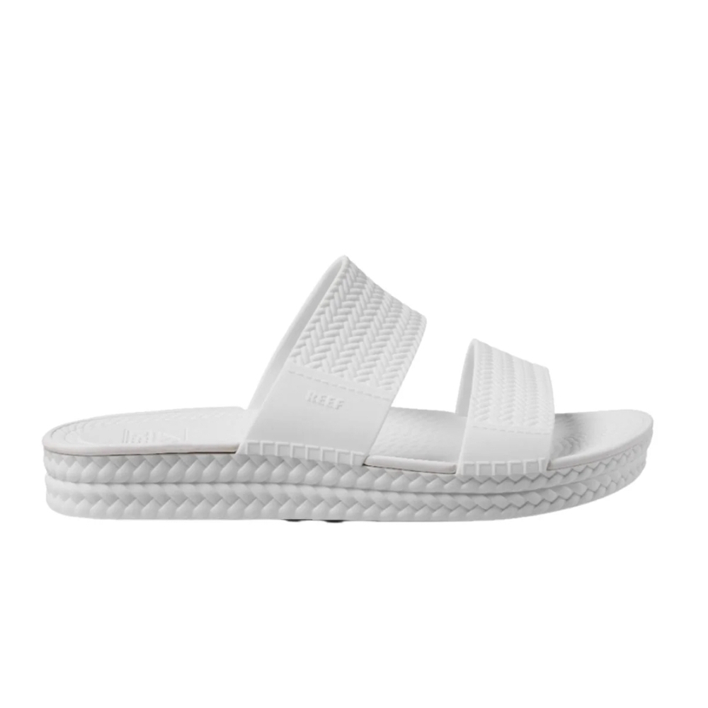 Reef Water Vista White Slides Water Friendly Sandal, Size 10 - Picture 3 of 4